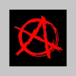 anarchy - áčko v krúžku mikina s kapucou stiahnutelnou šnúrkami a klokankovým vreckom vpredu 